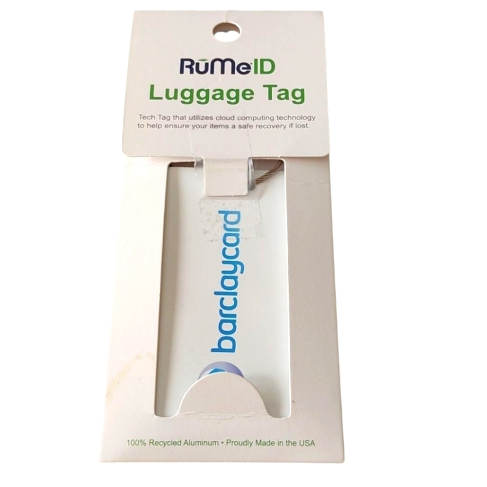 RuMe ID Tech Luggage Tag NEW